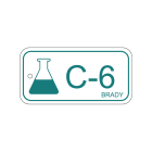 BRADY - Targhetta per energia chimica - ENERGY TAG-C-6-75X38MM-PP/25 - 25 TAG.