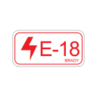 BRADY - ENERGY TAG-E-18-75X38MM-SA/5 - 5 ETICHET