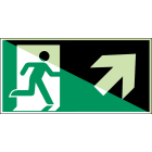 BRADY - Segnaletica - Uscita di emergenza a destra ISO 7010.