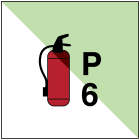 BRADY - Estintore portatile P6 - OMI - 1 segnale.