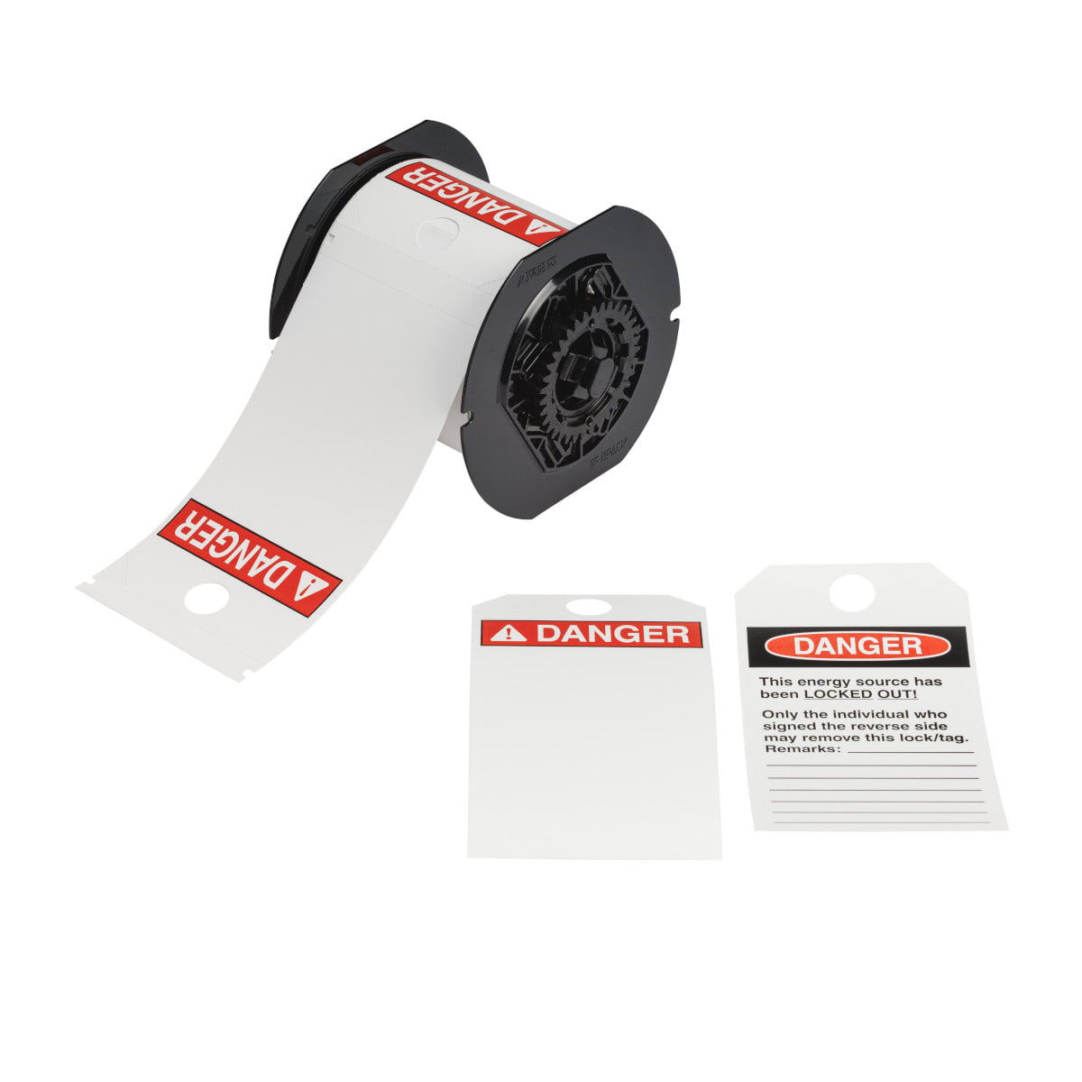 BRADY - Targhette per lockout in poliestere stampabili per stampanti B30