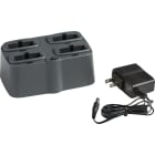 BRADY - Stazione di ricarica per batterie Quad Bay CR2700, compatibile con scanner codici a barre.