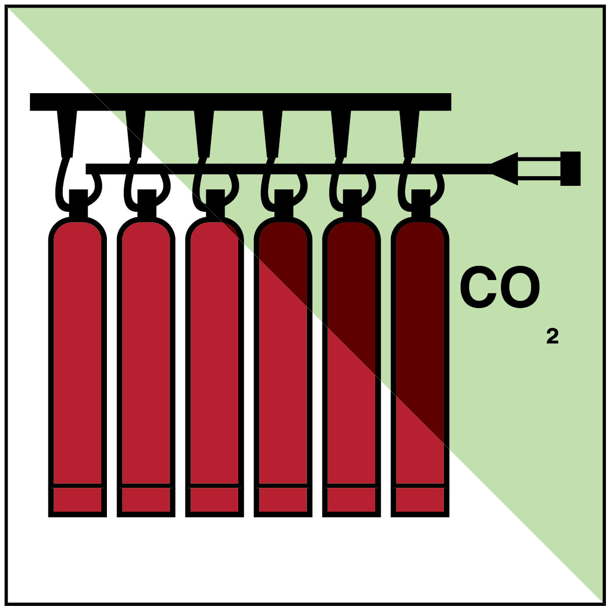 BRADY - Batteria bombole CO2 OMI 1 segnale.