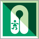 BRADY - Giubbotto di salvataggio per bambini - IMO312-PP-PHOLUMC-150X150/1-B - 1 SEGN.