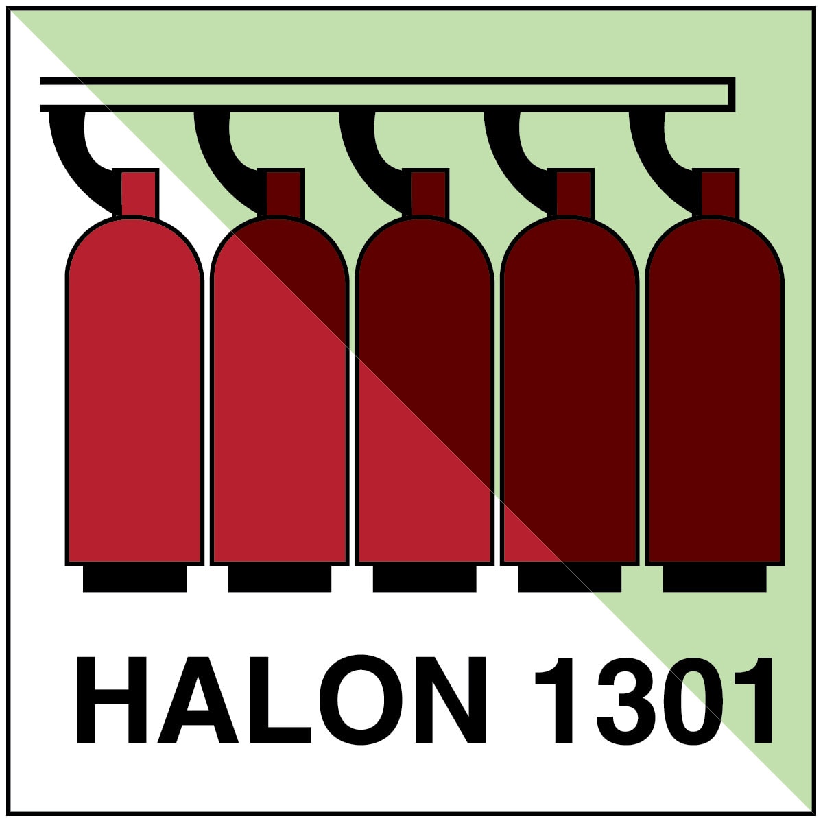 BRADY - Batteria bombole halon 1301 - IMO - 1 SEGN - OMI.