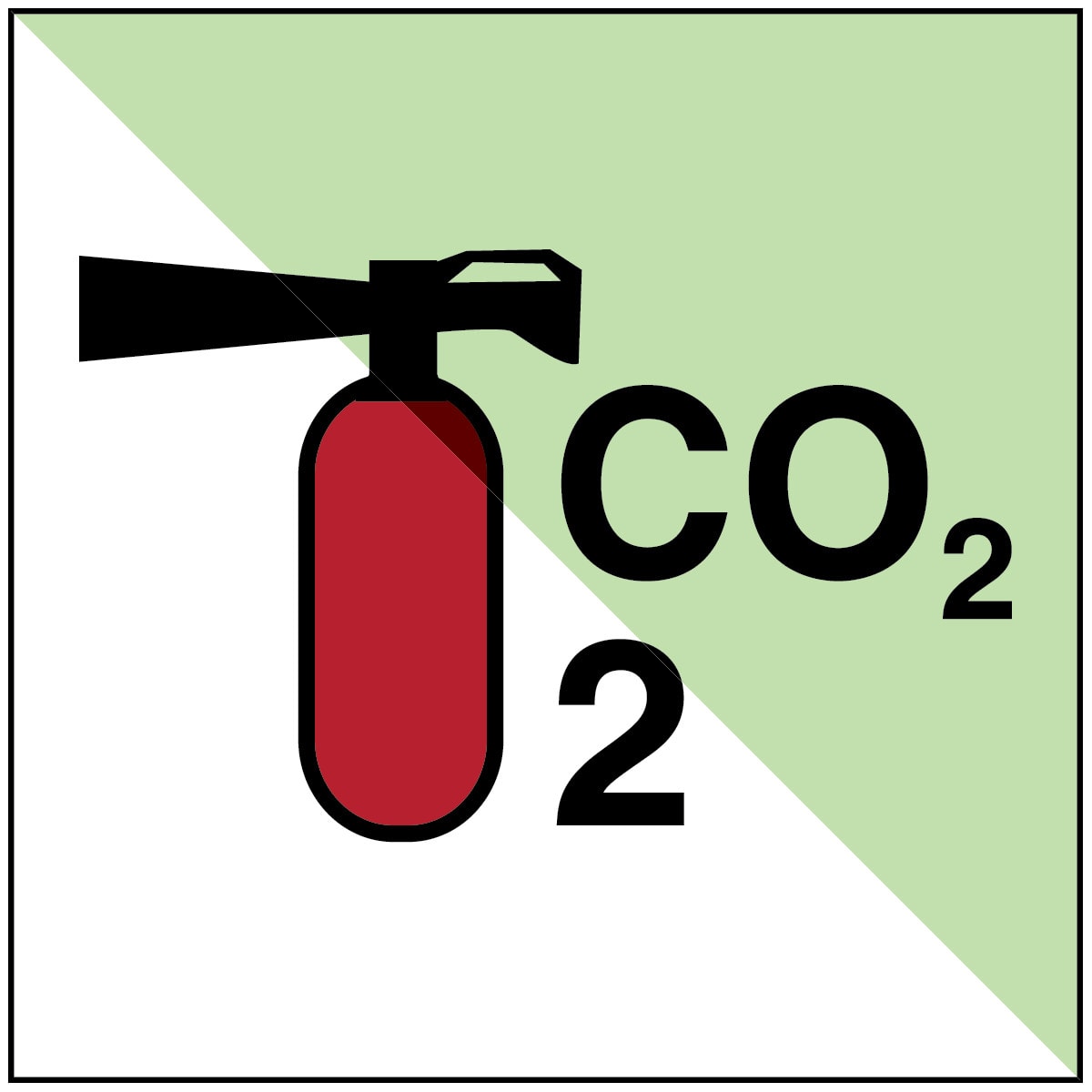 BRADY - Estintore portatile CO2/2 OMI - 1 segn.