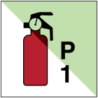 BRADY - Estintore portatile P1 - OMI - 1 segnale.