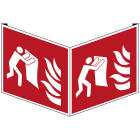 BRADY - Coperta antincendio - Segnaletica di sicurezza - ISO7010 - 151x151cm - 1 segnale.