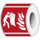 BRADY - F/F016/NT-PE-100X100-ROLL/1 - 250 SEGNAL