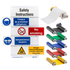 BRADY - Kit segnaletica rigida per stampante B85-Rigid Sign-Kit - 1 pezzi.