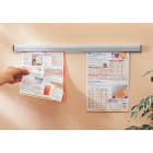 BRADY - WALL DISPLAY RAIL 1180MM PVC GREY - 1 PE