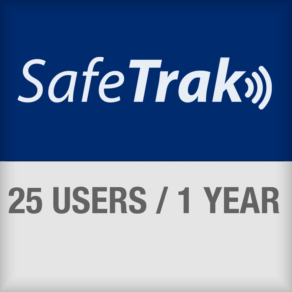 BRADY - Abbonamento SafeTrak per l'accesso di 25 utenti al sistema cloud per 1 anno - SAF-SW-SUB25 - 1 PEZZI.