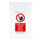 BRADY - Ent-gb-etsh-hf - 10 sostegno portacartellini hoarding/fencing-tag.
