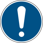 BRADY - Segnaletica di sicurezza ISO - obbligo generale - M/M001/NT/TWM-DIA315-1 - 1 SEGNALE.