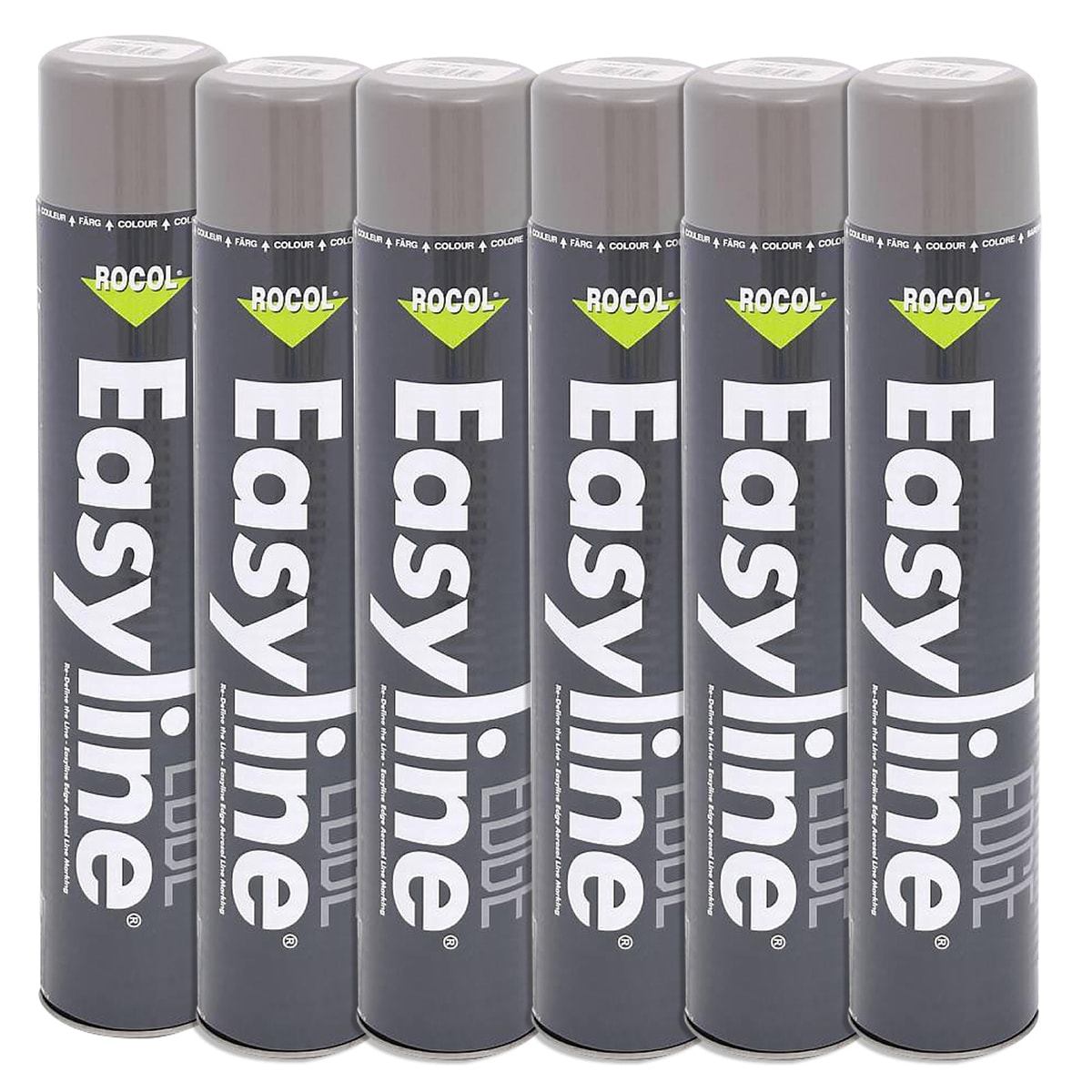 BRADY - Vernice permanente Easyline - 6 pezzi grigio.