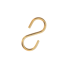 BRADY - Ganci a S in ottone - 100 pezzi.