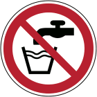 BRADY - Segnale di sicurezza ISO - Acqua non potabile - 100mm