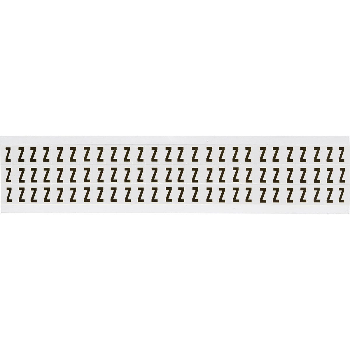 BRADY - NL-W05-Z - 1950 etichetta, lettere e numeri identici su foglio per interni.