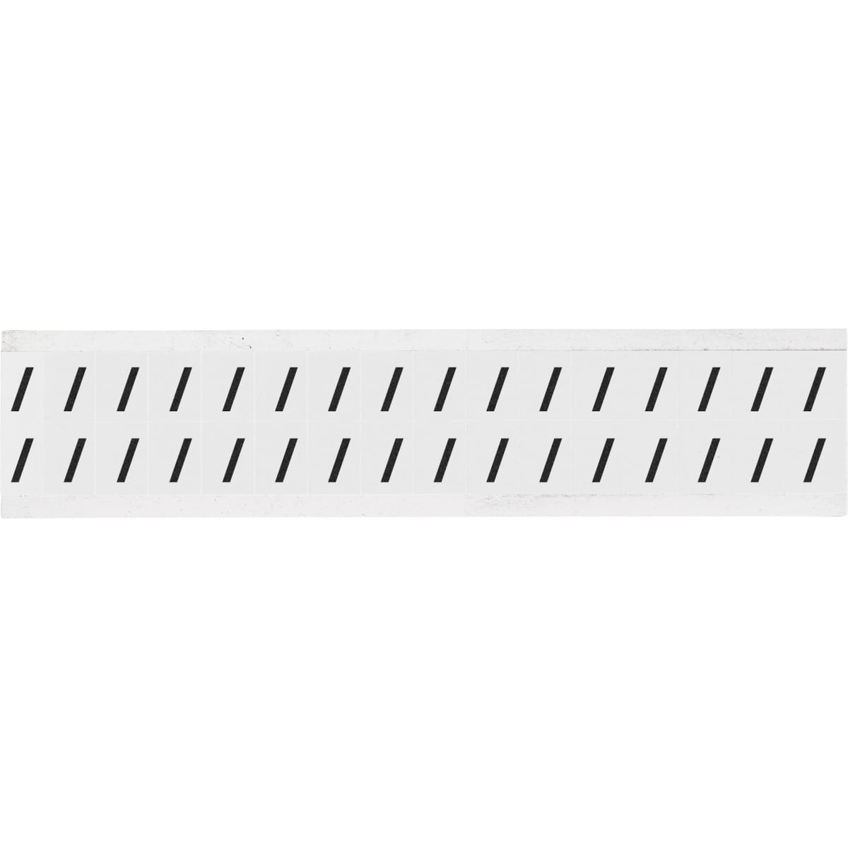 BRADY - NL-W75-FRC - 800 etichette con lettere e numeri identici su foglio per interni.