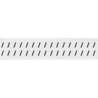 BRADY - NL-W75-FRC - 800 etichette con lettere e numeri identici su foglio per interni.