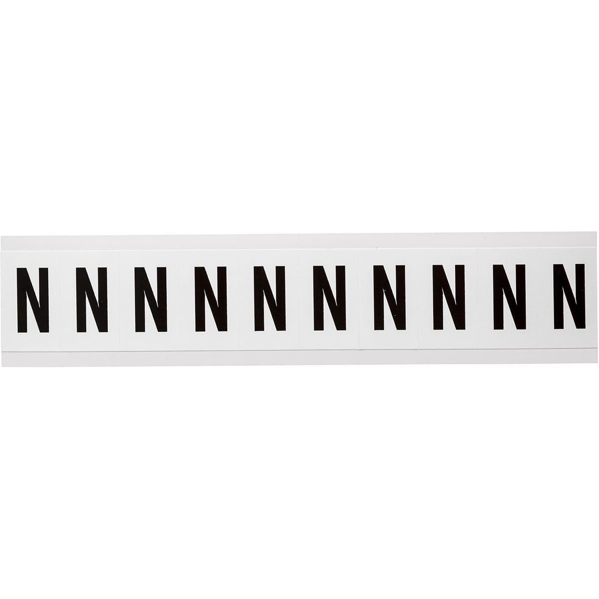 BRADY - NL-W15-N - 250 etichette: lettere e numeri identici su foglio per interni.