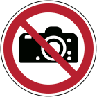 BRADY - P/P029/NT/TWM-DIA315-1 - 1 segnale di sicurezza ISO vietato fotografare.