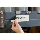 BRADY - Etichette magnetiche scrivibili vuote - 25 etichette magnetiche scrivibili.
