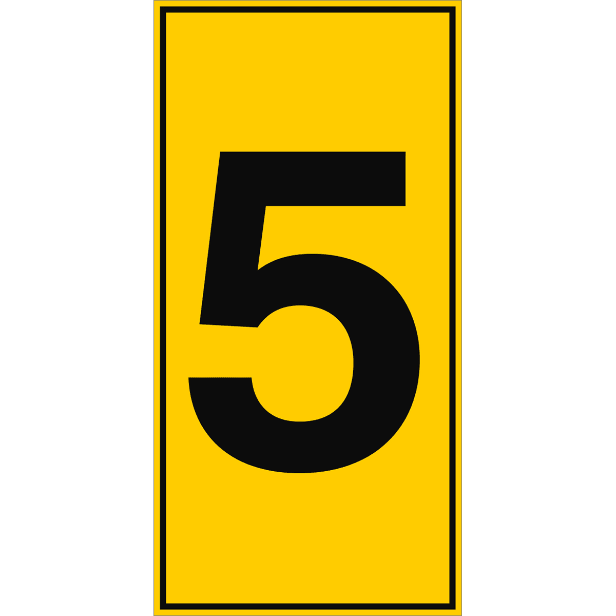 BRADY - Numeri ToughWash - 1 Segnale