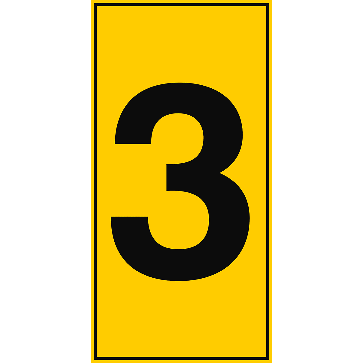 BRADY - Numeri ToughWash - 1 Segnale.