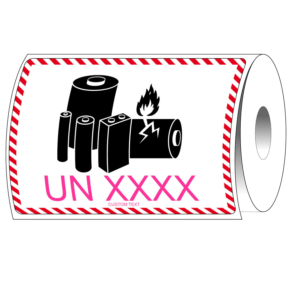 BRADY - Etichetta personalizzata per segnaletica e confezioni di batterie agli ioni di litio.