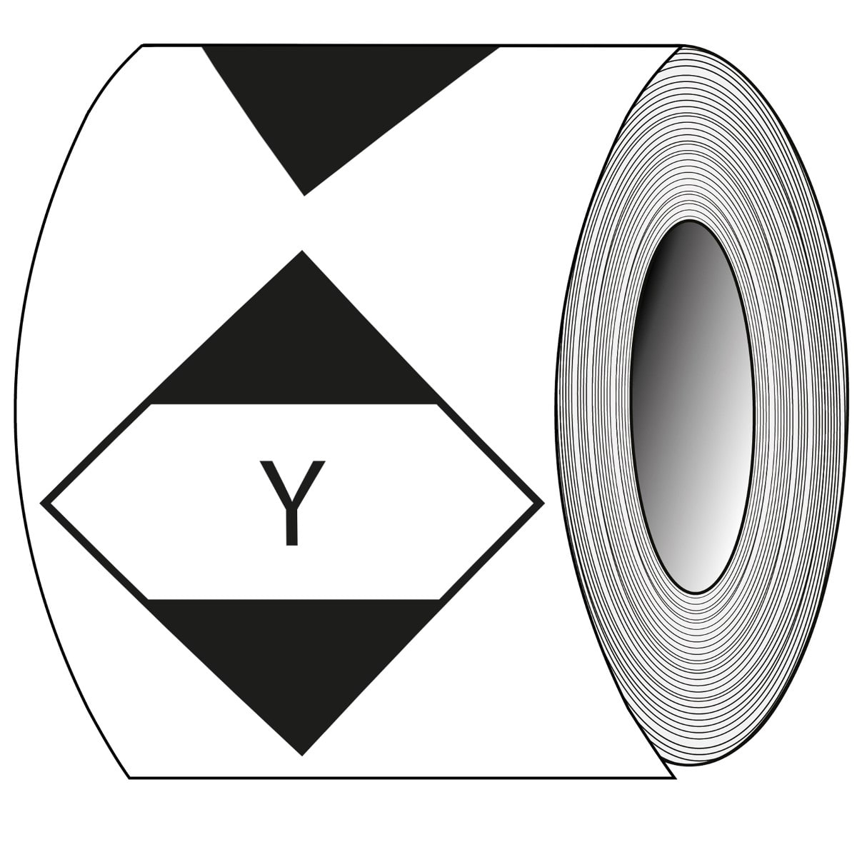 BRADY - T/ADR-LQY-PAP-TRI100-1000 - 1000 ETICHET