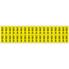 BRADY - Etichetta 900 - Marcatori per condotti e tensione 24 Volt.