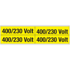 BRADY - Etichetta - 100 etichetta per marcatori di condotti e tensione a 400/230 volt.