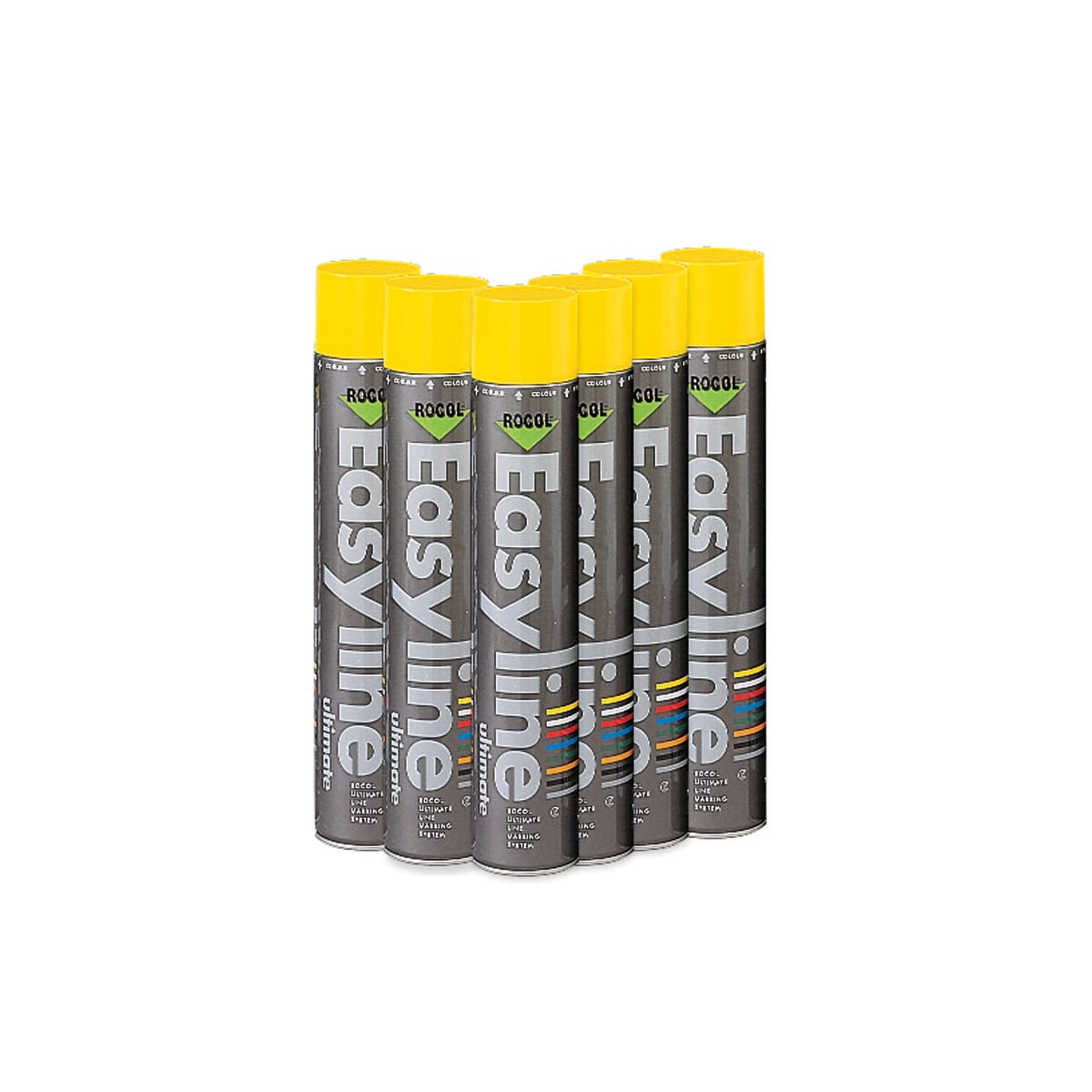 BRADY - EASYLINE PERM. PAINT YEL (6PC) - 6 PEZZI