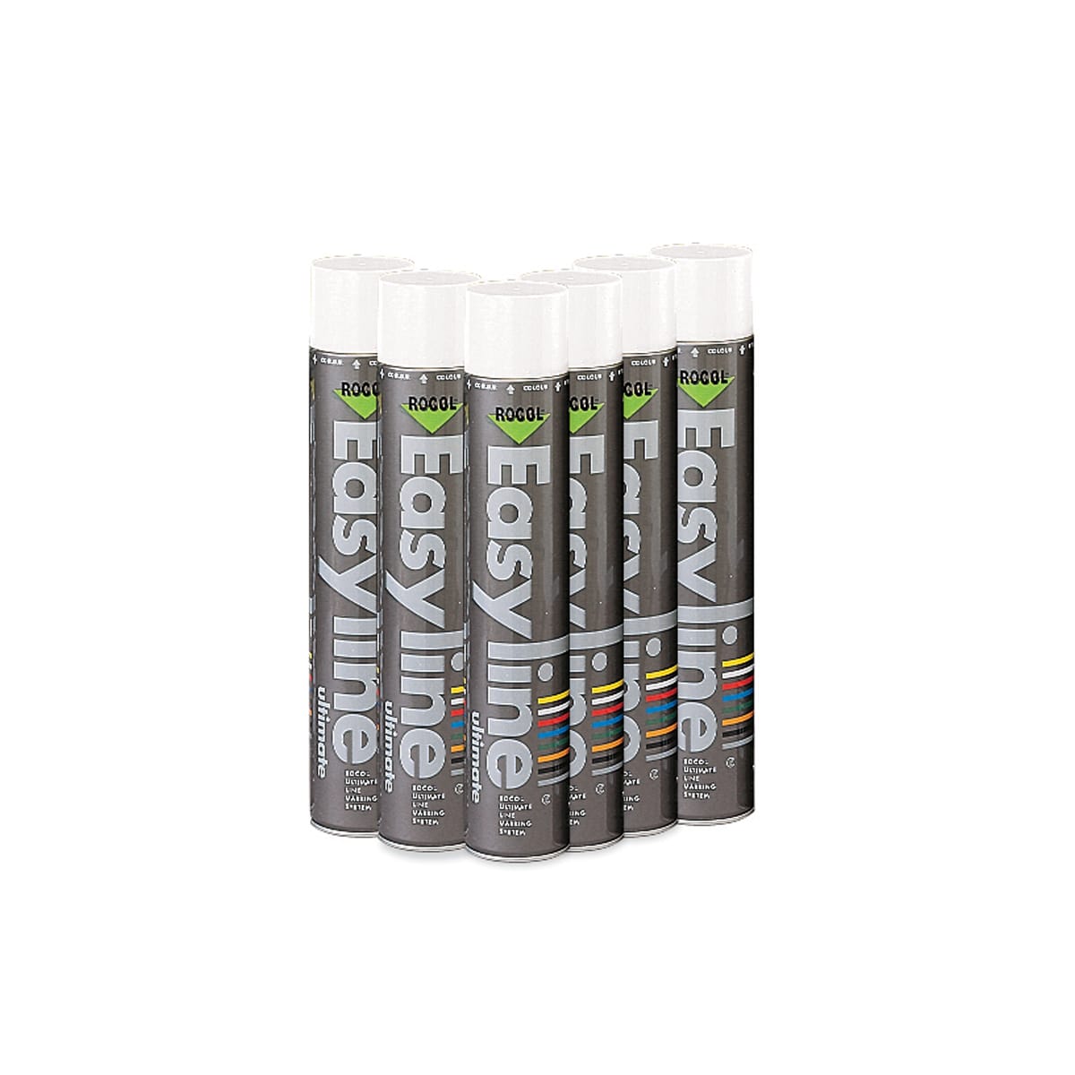 BRADY - Vernice permanente Easyline - 6 pezzi bianco.