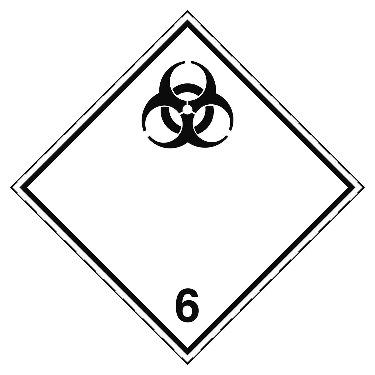 BRADY - Segnaletica ADR 6.2 per trasporti - Sostanze infettive - 297x297 mm - B7541