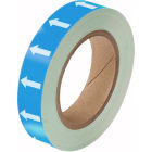 BRADY - Arrowtape bianco e blu 25mm x 33m con 1300 segnali direzionali.