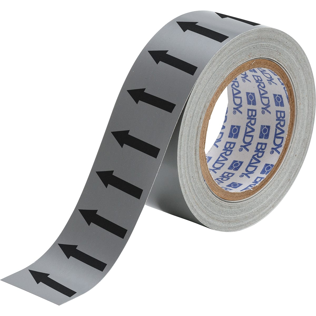 BRADY - ARROWTAPE:BLACK/GREY50MMX33M - 1300 SEGN