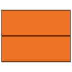 BRADY - Pannello arancione per identificazione trasporto merci pericolose TIR 016 300X400mm B-957 - 1 segnale.