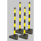 BRADY - Paletto e base in cemento (3,5 kg) - 4 pezzi.