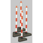 BRADY - Paletto e base in cemento - 4 pezzi (3,5 kg)