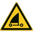 BRADY - Segnaletica di sicurezza ISO - Attenzione Sand Yachting - W/W059/NT/PP-TRI200-1 - 1 Segnale.