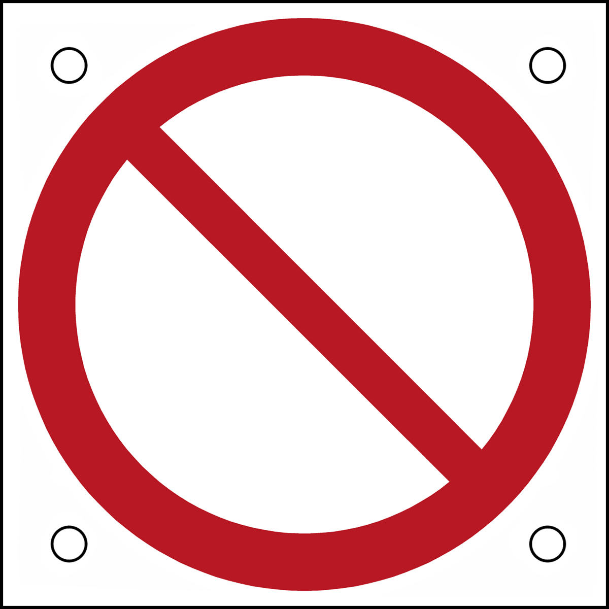 BRADY - P/P001/NT/ALU05-50X50-1 - 1 SEGNALE