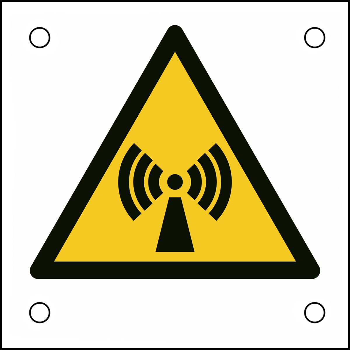 BRADY - Segnale di sicurezza ISO - Attenzione 50x50cm - W005/NT/ALU05-1