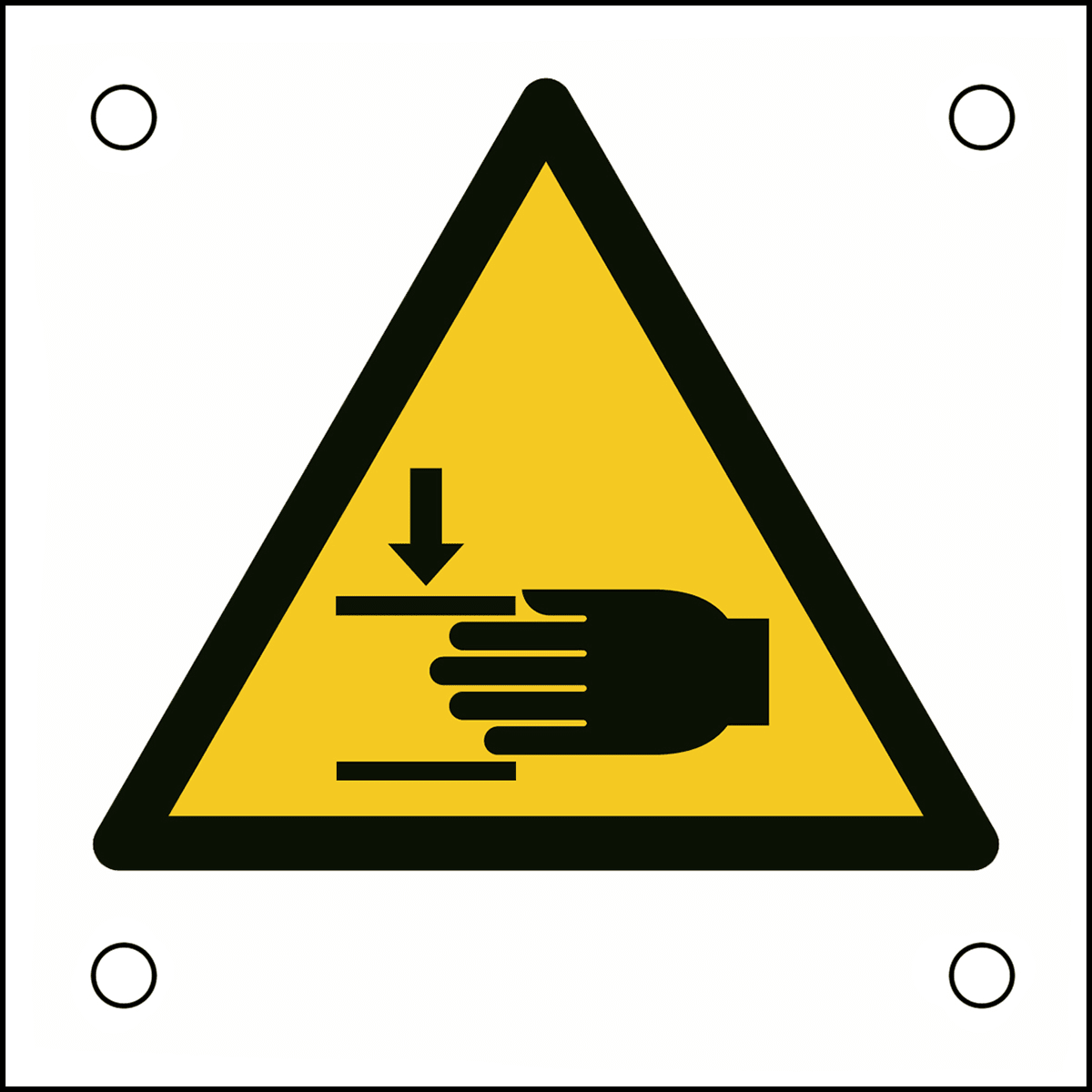 BRADY - Segnaletica di sicurezza ISO - Attenzione 50x50cm - 1 SEGNALE