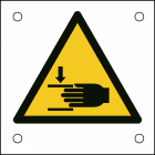 BRADY - Segnaletica di sicurezza ISO - Attenzione 50x50cm - 1 SEGNALE