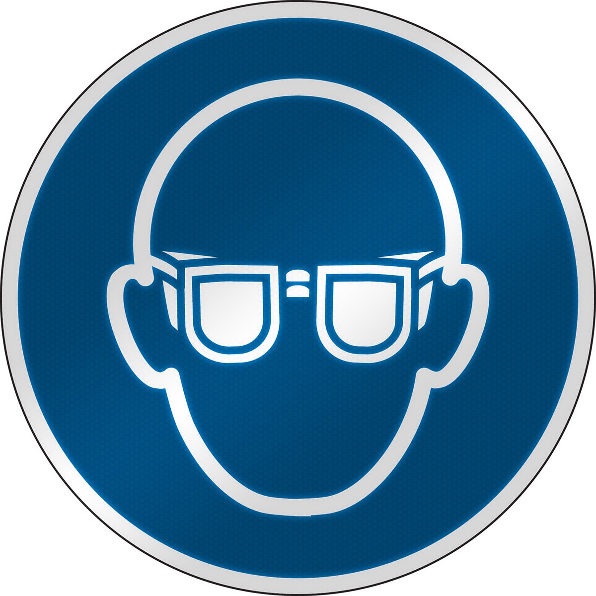 BRADY - Segnaletica di sicurezza ISO - Protezioni occhi obbligatorie per la sicurezza.