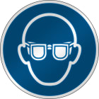 BRADY - Segnaletica di sicurezza ISO - Protezioni occhi obbligatorie per la sicurezza.