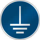 BRADY - M005NT RFL DIA395 1 SEGNALE Sicurezza ISO obbligatorio assicurarsi collegamento terra.