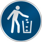 BRADY - M030 Segnaletica di sicurezza ISO - Usare il cestino - DIA395-1SEGNALE